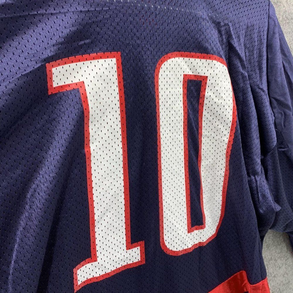 Nike Jersey Shirt Men Large Adult Blue Red 10 Arizona Outdoors Athletic Vintage - Picture 12 of 14